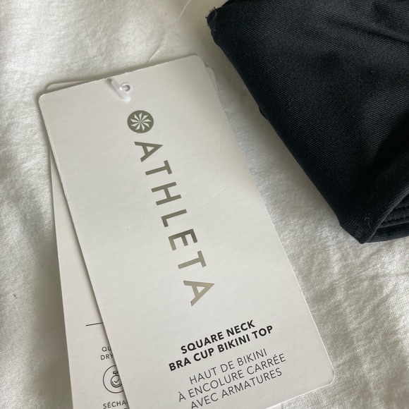 ATHLETA Square Neck Bra Cup Bikini Top Sizes S/M & L/XL NWT - Picture 5 of 6